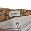 FRAME Le  High Straight Snake Print Coated Jeans