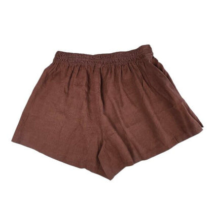 Anthropologie The Somerset High Rise Pull On Linen Shorts