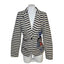 Desigual Womens Striped Print Blazer