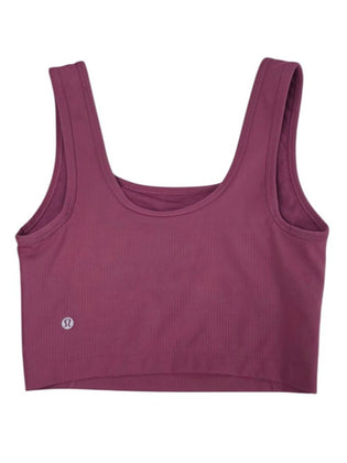 Lululemon Wunder Train Scoop Neck Ribbed Tank Top