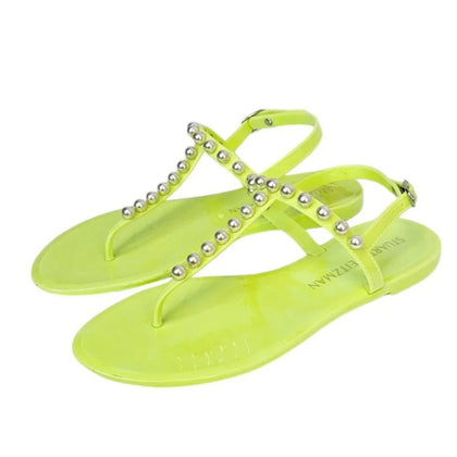 Stuart Weitzman Womens Goldie Jelly Sandals