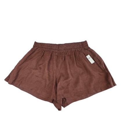 Anthropologie The Somerset High Rise Pull On Linen Shorts,