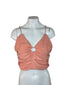 Abercrombie & Fitch Ruched, Draped, O Ring Crop Top