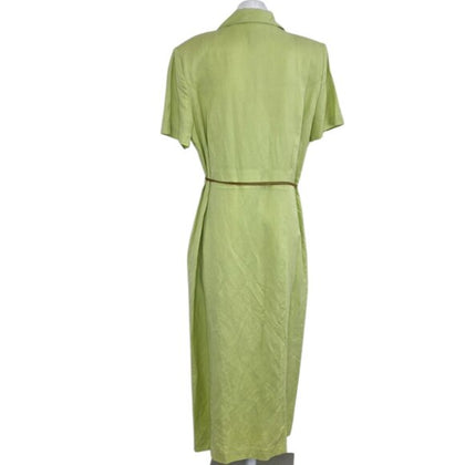 Positive Attitude Vintage Boho Beaded Belt Midi Dress