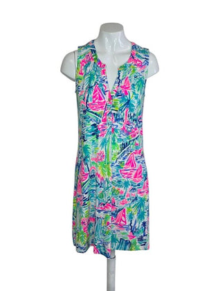 Lilly Pulitzer Sleeveless Smocked Mini Dress