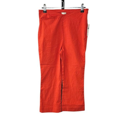 Anthropologie Maeve Bombshell Cross Waist Stretch Crop Pant