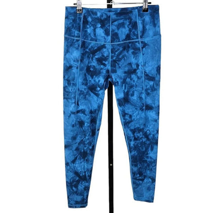 Sweaty Betty Super Soft Tie  Dye Blue Leggings