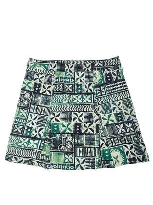 Ripskirt Emerald Tapa Print, Wrap Skirt