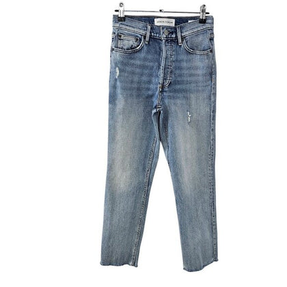 Denim Forum The Arlo High Rise Straight Jeans
