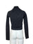 Lululemon Rest Less Cropped Half Zip, Logo Letter Black/Graphite, Size 2