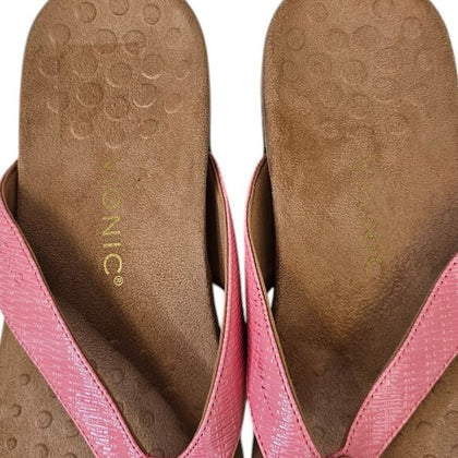 Vionic Hilda woven thong sandal