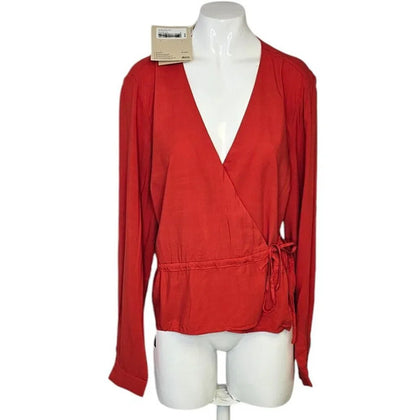 Frank & Oak Womens The Wrap Top