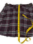 Disturbia Bramble Check Pleated Mini Skirt