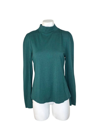 BODEN Puff Shoulder Jersey Top