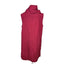 Bryn Walker Womens Oversized Cowl Neck Asymmetrical Tunic Dress