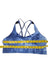 ZYIA Strappy Back Diamond Dip Tie Dye Sports Bra
