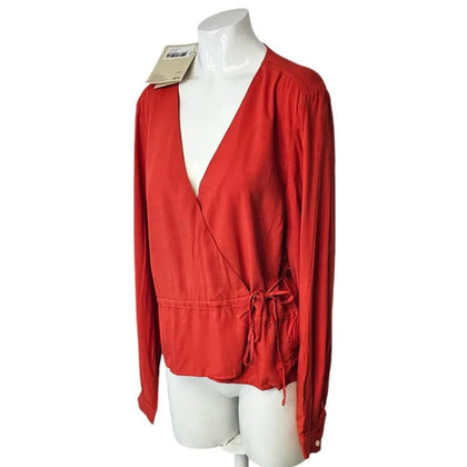 Frank & Oak Womens The Wrap Top