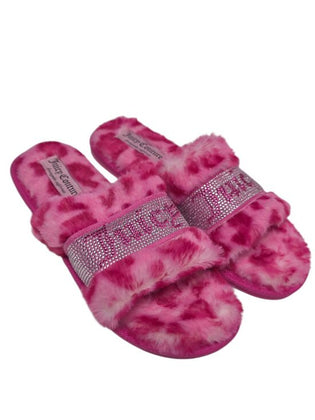 Juicy Couture Faux Fur Slip On Slippers