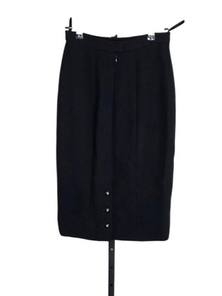 CHANEL Boutique Wool/Silk Pencil Skirt