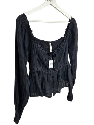 American Eagle Long Sleeve Baby Doll Blouse