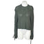 Aritzia Wilfred Salome Lace Up Sleeve Sweater
