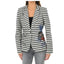 Desigual Womens Striped Print Blazer