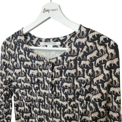 Diane Von Furstenberg 100% Silk Safari Romper