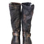 FRYE Veronica Bronze Brush Off Slouch Leather Boots