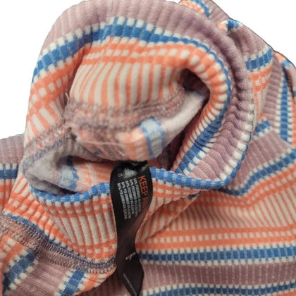 Urban Outfitters Out From Under Striped  Ribbed Long Sleeve Crop Top