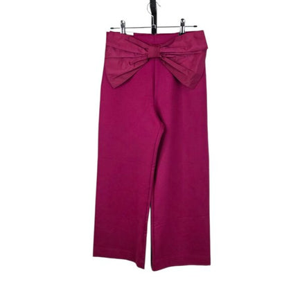 Anthropologie Maeve The Colette Crop Bow-Waist Pants