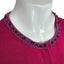 Tibi Silk Angora Jewelled Button Front Cardigan