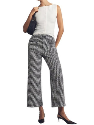 Anthropologie Maeve The Colette Knit Crop Wide-Leg Pants