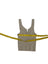 Abercrombie & Fitch Ribbed Sleeveless Notch Crop Tank