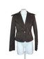 Gucci Brown Single Button Blazer Jacket