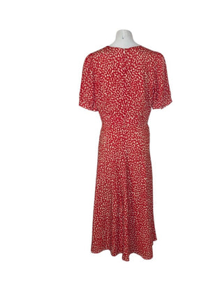 L.K Bennett Dr Rosamund Silk Abstract Dress