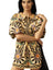 Farm Rio x Anthropologie Puff-Sleeve Printed Romper