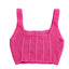 Aritzia Babaton Sculpt Knit Perforated Crop Top