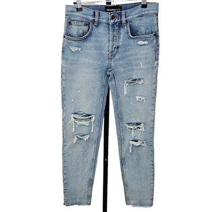 The Kooples  Mid-Rise Cropped Tapered-Leg Jeans