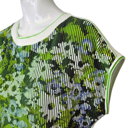 Marc Cain Textured Crew Neck Floral Shirt