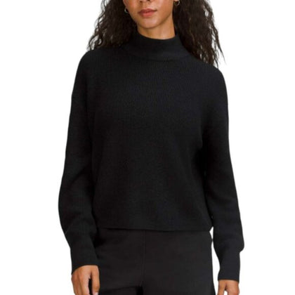 Lululemon Merino Wool-Blend Ribbed Turtleneck Sweater