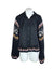 Anthropologie Fairisle Sweater Mix Bomber Jacket