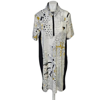 Simply Art by Dolcezza Zip Front Dress