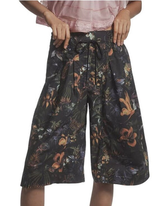 Anthropologie Ruched Poplin Gaucho Pants