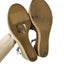 Tabitha Simmons Harp White Flower Perforated Leather Wedge Jute Sandals