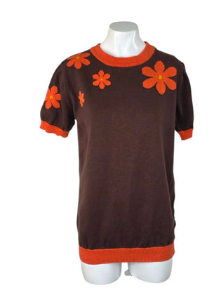 OX KNIT Retro Floral Shirt