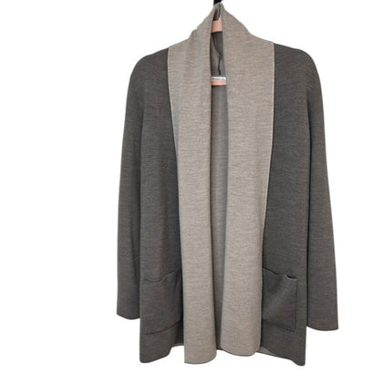 Aritzia Babaton Open Front Merino Wool Blend Cardigan