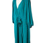 Torrid Teal Length Studio Refined Woven Surplice Dress