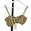 Meshki Jordan Ruched Front V Crop Top