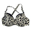 Bleu Rod Beattie Animal Print Twist Front Underwire Bikini Top
