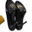 Stuart Weitzman Bowright Black Metallic Sparkle Lame High Heel